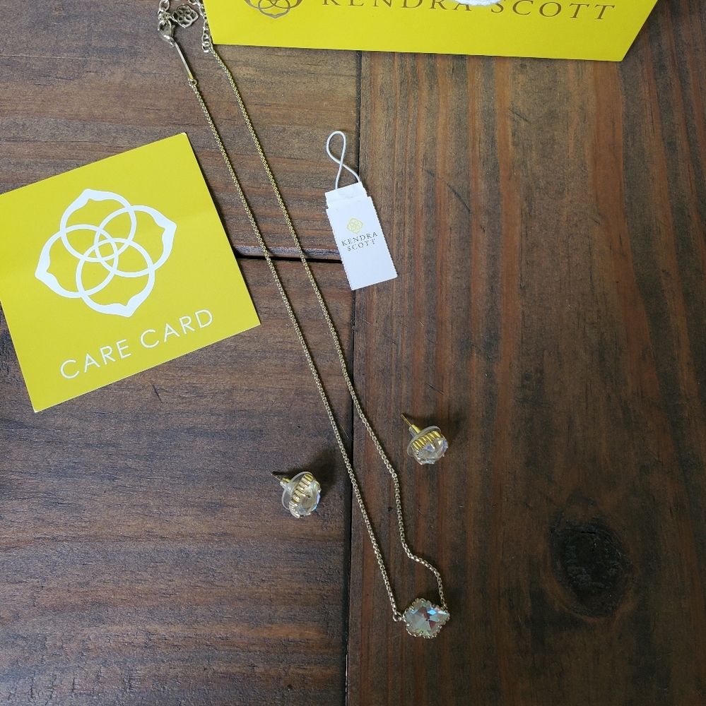 Kendra Scott Yessa Dichroic Glass Gold